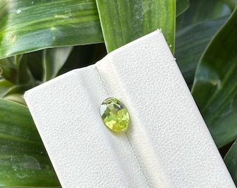 Péridot naturel Pierre de naissance d'août, pierre de naissance, cristal vert, péridot poli pour la fabrication de bijoux