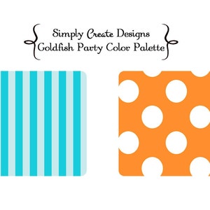 Goldfish Party Package Printable Party image 2