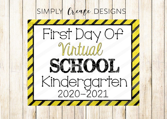First Day of School Sign Printable Instant Download JPEG and PDF file Il_570xn