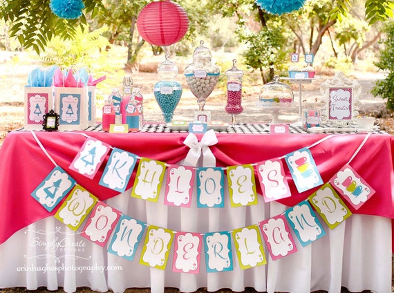 DIGITAL Tea Party Printable Package Birthday Package Il_570xn
