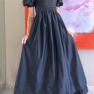 Incredible Vintage Laura Ashley Gothic Victorian Gown Size XS image 3