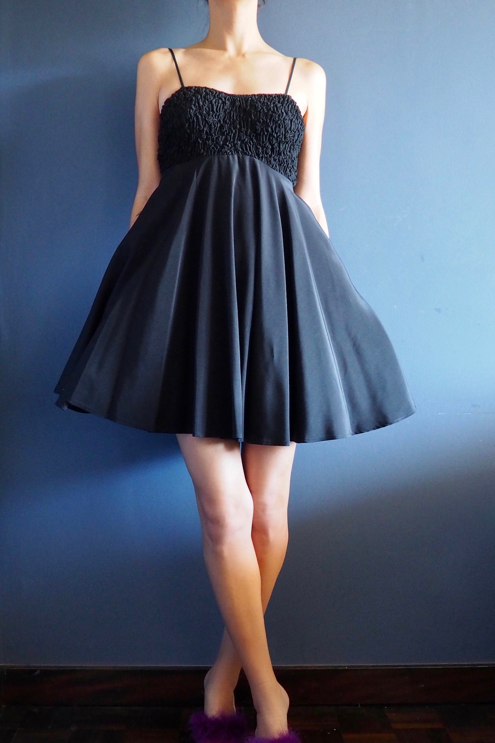 Vintage 90’s black babydoll dress