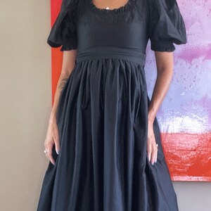 Incredible Vintage Laura Ashley Gothic Victorian Gown Size XS image 2