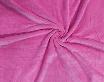 Luxury Plain Velvet Fabric by the Yard – Soft Upholstery Dressmaking Velvet Premium Quality Sewing Material for Cushions, Curtains & Crafts