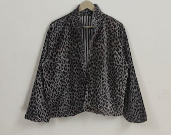 Leopard Print Velvet Jacket, Bohemian Velvet Quilted Coat, Bridesmaid Robe, Velvet Jacket, Handmade Velvet Quilted Coat, Hippie Jacket