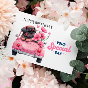 Alles Gute zum Geburtstag Karte PNG | Niedliches Design | Druckbare Digitaler Download | Sofortiger Download Grußkarte