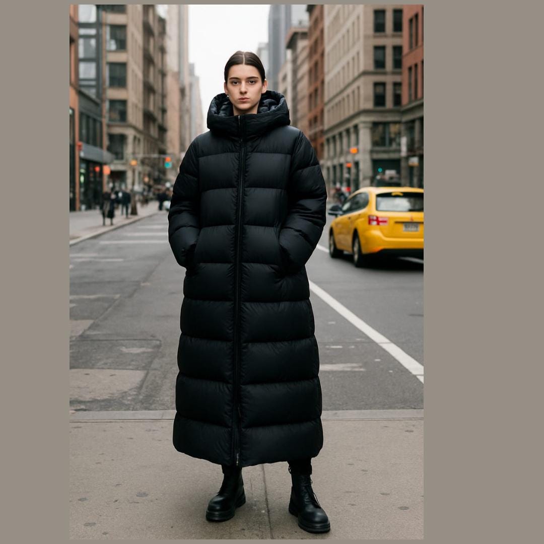 ジャケット・アウター Oversized Long Puffer Coat Buy Long Puffer Jacket Online In India - Etsy India