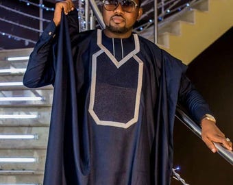 3pcs African Men Agbada | African Men Wedding Suit | Agbada for Men | African Men’s Clothing | Agbada for wedding | Groomsmen Agbada