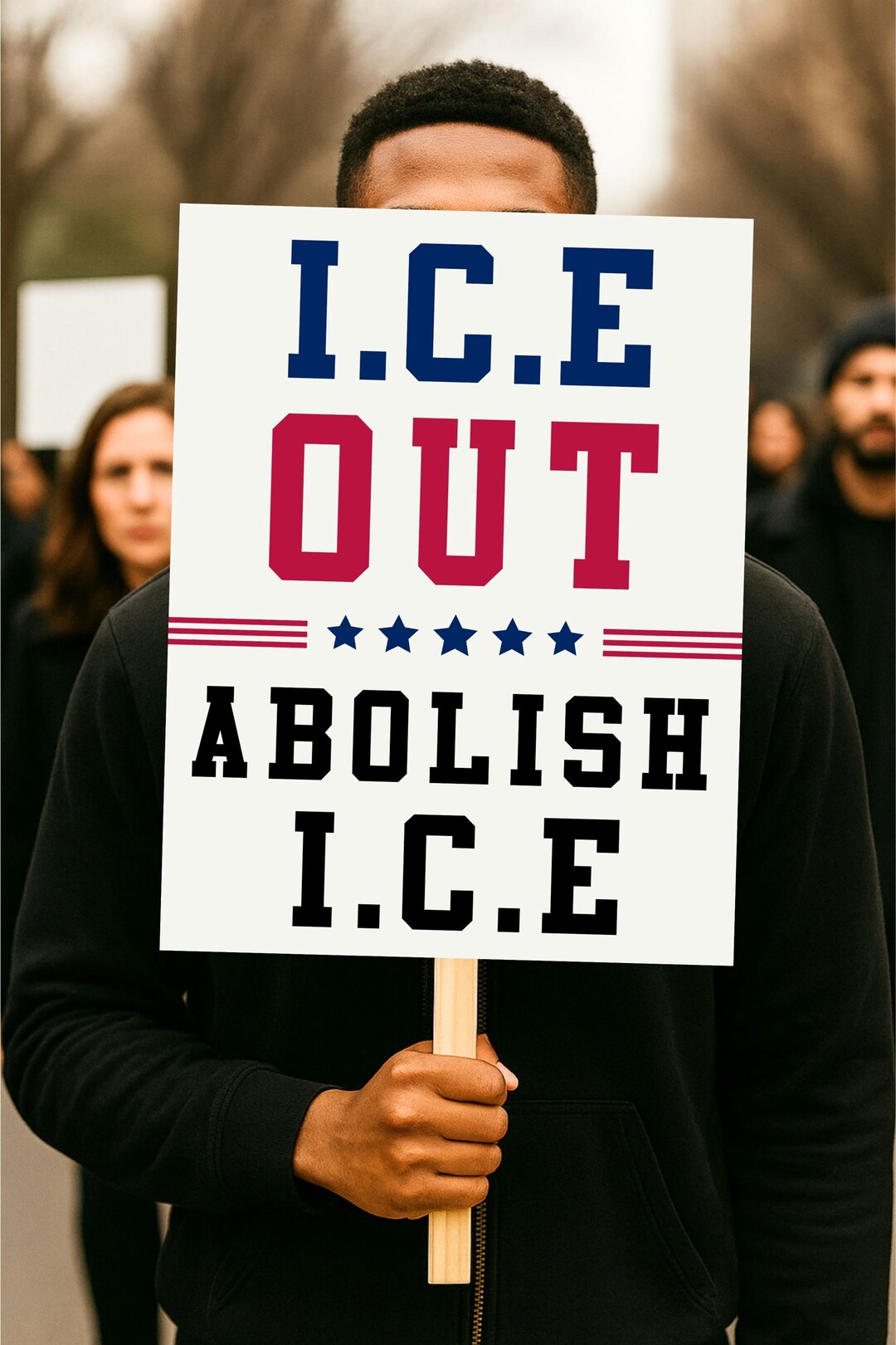ICE OUT Protest Poster, Abolish ICE Protest Poster, Minneapolis Ice Out ...