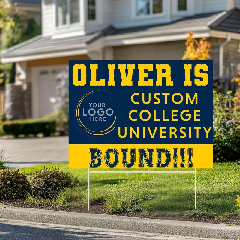 College Yard Sign - Etsy