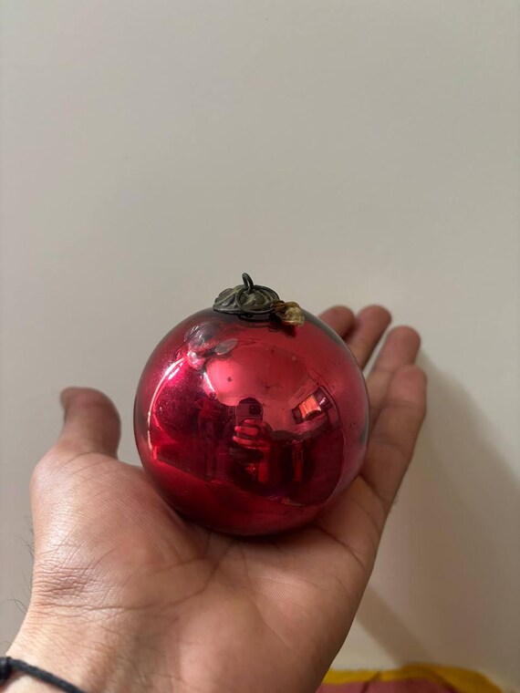 1 Stück Antikes Vintage Weihnachtsdeko aus Muranoglas