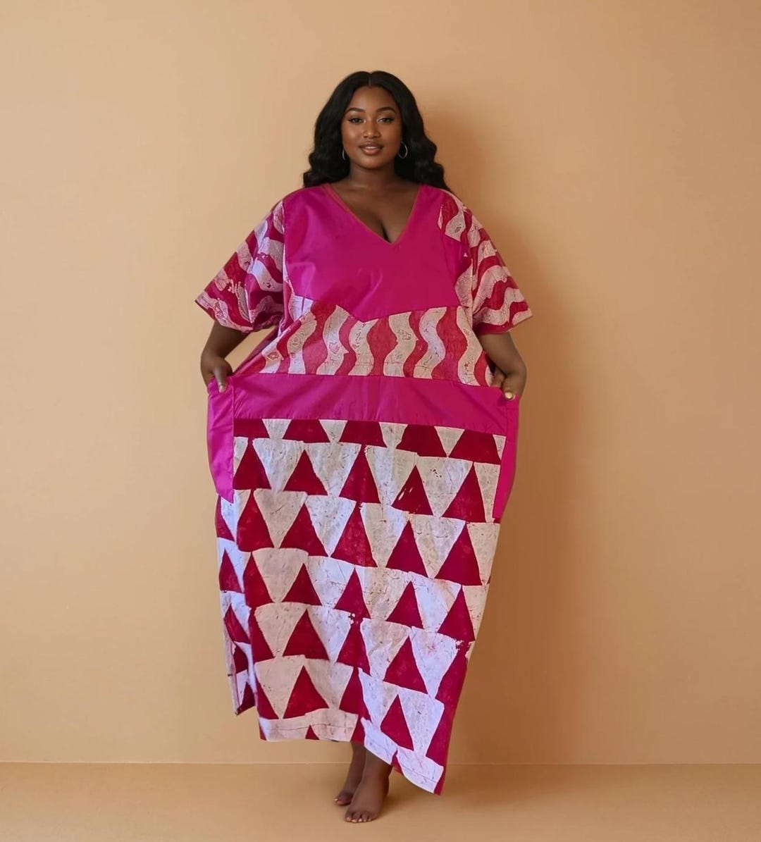 Bubu Dress, Kaftan, African Bou Bou, African Print Dress, Batik Dress ...