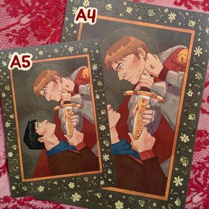 Melin and Arthur Print | A5 + A4 | BBC Merlin