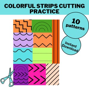 Scissor Skills | Cutting Practice | Preschool Worksheets | Preschool Printables | Scissor Skills Printable | Scissor Practice | Homeschool