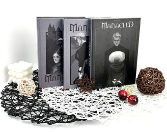 Serie de libros Manacled - Colección ilustrada de lujo de 3 volúmenes, póster exclusivo 01