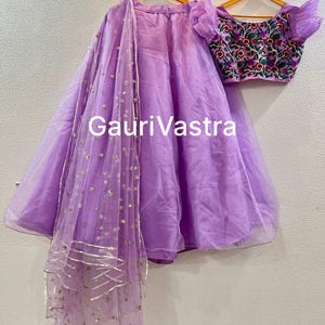 Lavender Lehenga Choli For Women indian wedding Wear party wear function wear chaniya choli, reception wear lengha, indian custom outfit