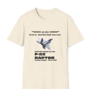 F-22 Raptor Graphic Tee: USAF Fighter Jet Shirt, Aviation Gift