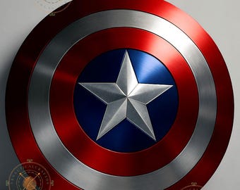 24" Captain America Shield - Metal Prop Accurate 1:1 Halloween