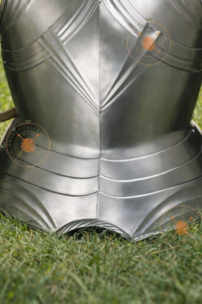 Medieval LARP Fluted Gothic Breastplate Reenactment Cosplay Armor ...