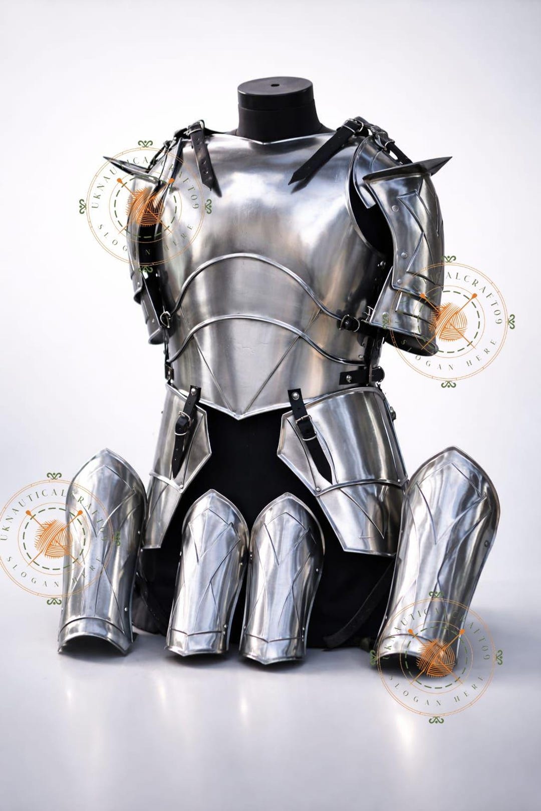 Medieval Full Body Steel Armor Set Handmade Knight Suit LARP Cosplay ...
