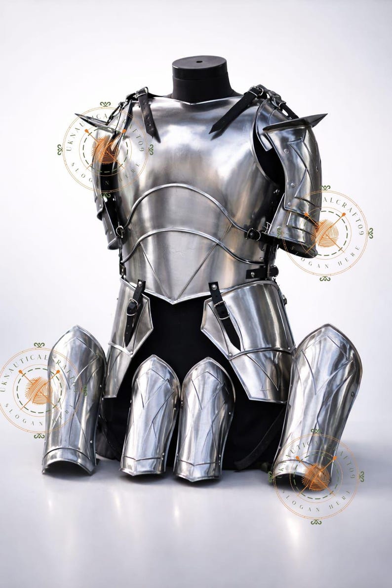 Medieval Full Body Steel Armor Set Handmade Knight Suit LARP Cosplay ...