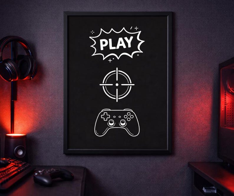 Video Game Button Pattern Svg Gaming Svg Bundle, Video Game Clipart Set, Gamer Icons SVG PNG PDF ...