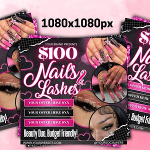 Nail Flyer DIY Nail Tech Flyer Nail Special Deal Flyer Nail Flyer Bookings Nail Tech Booking Flyer Nail Book Now DIY Nail Deal Booking Flyer