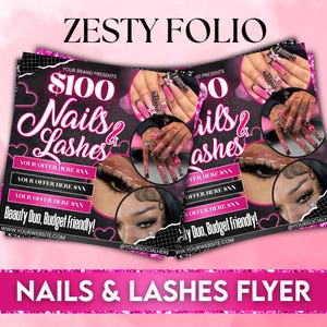 Nail Flyer DIY Nail Tech Flyer Nail Special Deal Flyer Nail Flyer Bookings Nail Tech Booking Flyer Nail Book Now DIY Nail Deal Booking Flyer