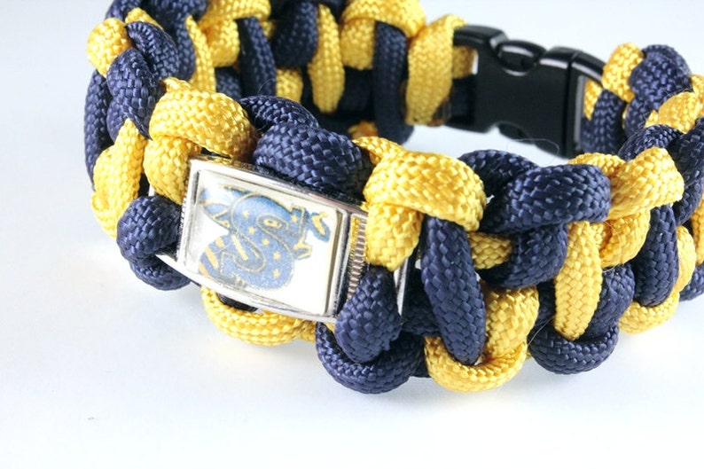 Paracord Bracelet with School Logo Unisex Stephenville Etsy