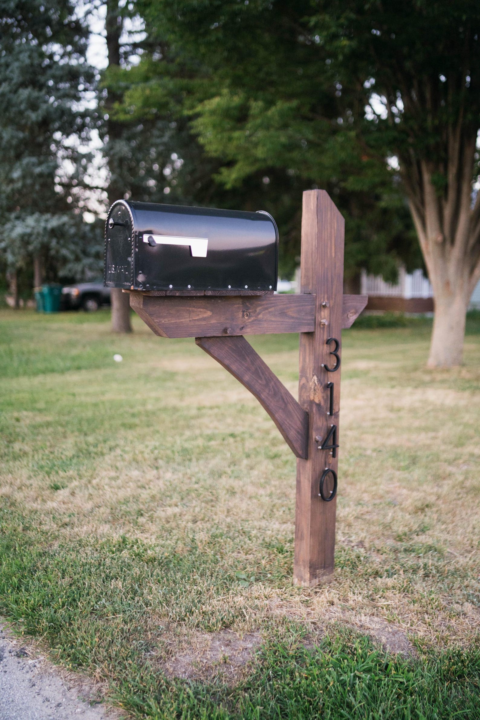 Timber Frame Mailbox Post DIY Plans - Etsy