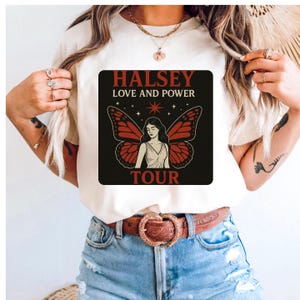 Comfort Colors Halsey For My Last Trick The Tour Shirt, Halsey 2025 Concert, Halsey Fan Gift, Halsey Graphic Shirt, Halsey Merch, 2025 TOUR