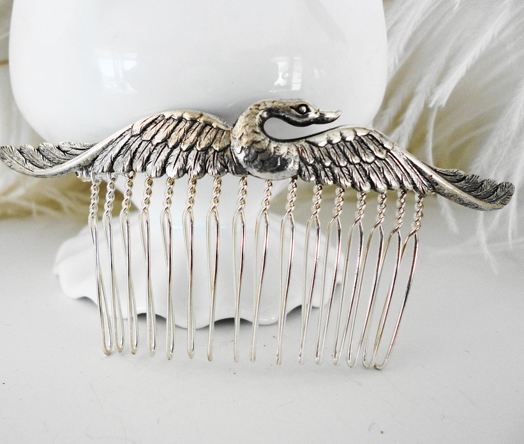 Swan Hair Comb