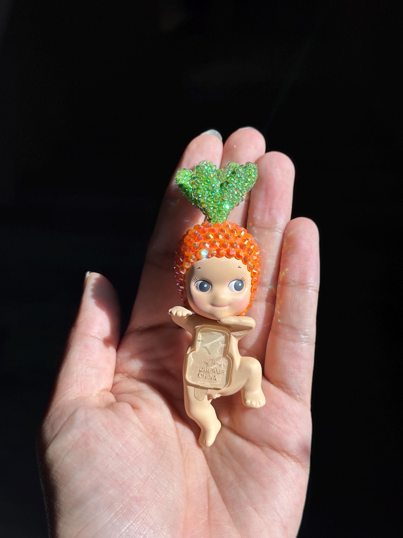 Autentiska Bedazzled Harvest-serien Sonny Angel Hippers! Carrot