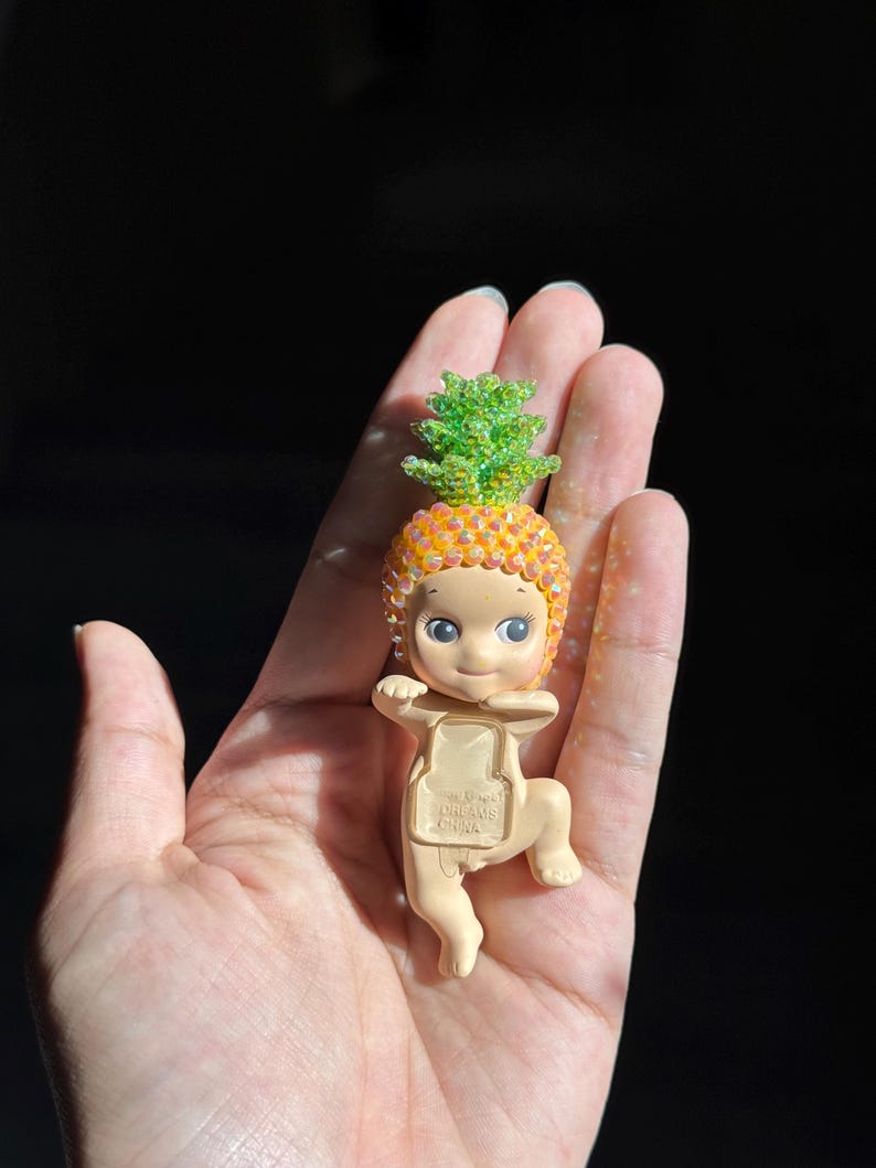 Autentiska Bedazzled Harvest-serien Sonny Angel Hippers! Pineapple