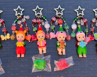 Authentic Christmas Santa’s Little Helper Series Sonny Angel Keychain/ Bag Charms!