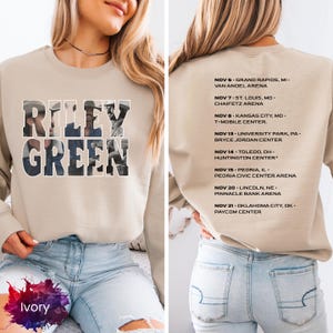 Vintage Riley Green Concert Tee: Retro Country Music Unisex T-Shirt