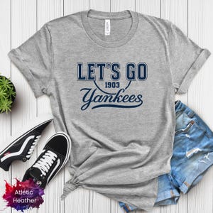 New York Baseball Comfort Colors T-Shirt, NY Baseball Tee, Unisex Short Sleeve, Sports Fan Shirt, NY City Gift, Lets Go Yankees Shirt