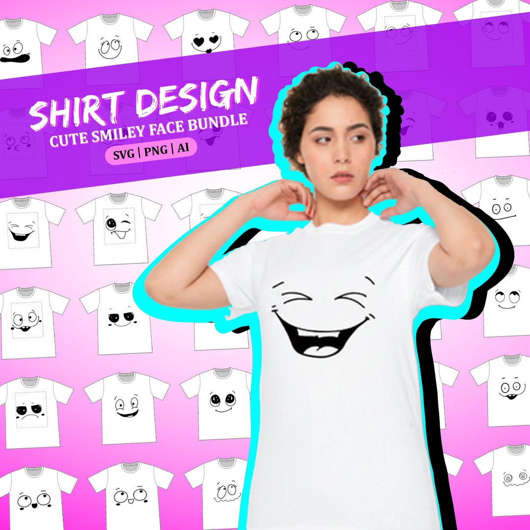 Funny Face Reaction Vector Shapes, Stickers for Mugs, Hoodies, T-shirts ...