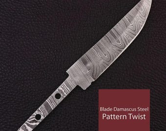 Damascus Steel Blank Blades, Knife Making Supplies, Lot of 80 PCS