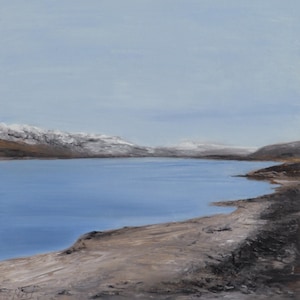 Small oil painting | Original hand-painted artwork | Painting | Unique piece | Landscape | Sea | 15x15