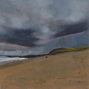 Small oil painting | Original hand-painted artwork | Painting | Unique piece | Landscape | Sea | 20x20