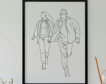 Custom Faceless Portrait: Personalized Digital Art From Photo