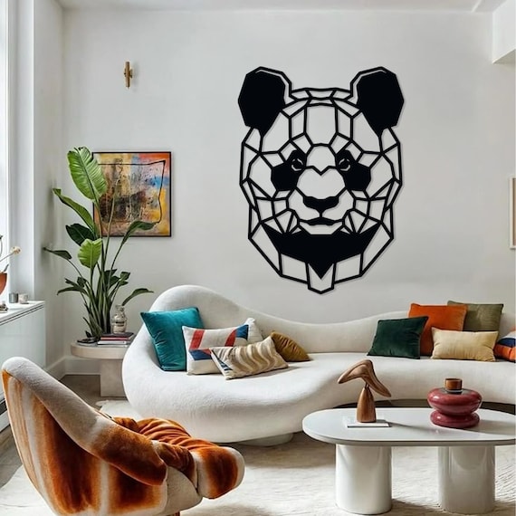 Panda Head Wall Decor