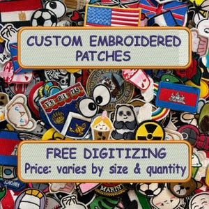Custom Embroidered Logo Patches: Iron-On or Sew-On