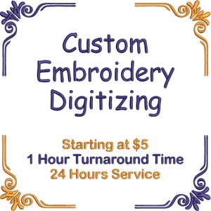 Custom Embroidery Digitizing | Logo Digitizing | Embroidery Digitizing Service | Custom Patches | Custom Embroidery Design