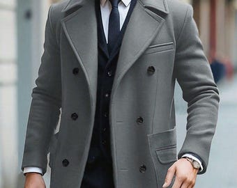 relaxed fit abrigo boss