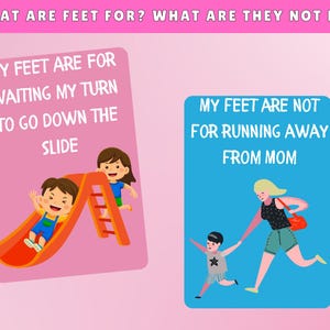 Lugnt beteende för småbarn (2–3 år) | Skonsamt föräldraskap och positiv disciplin | Utskrivbara Montessorikort