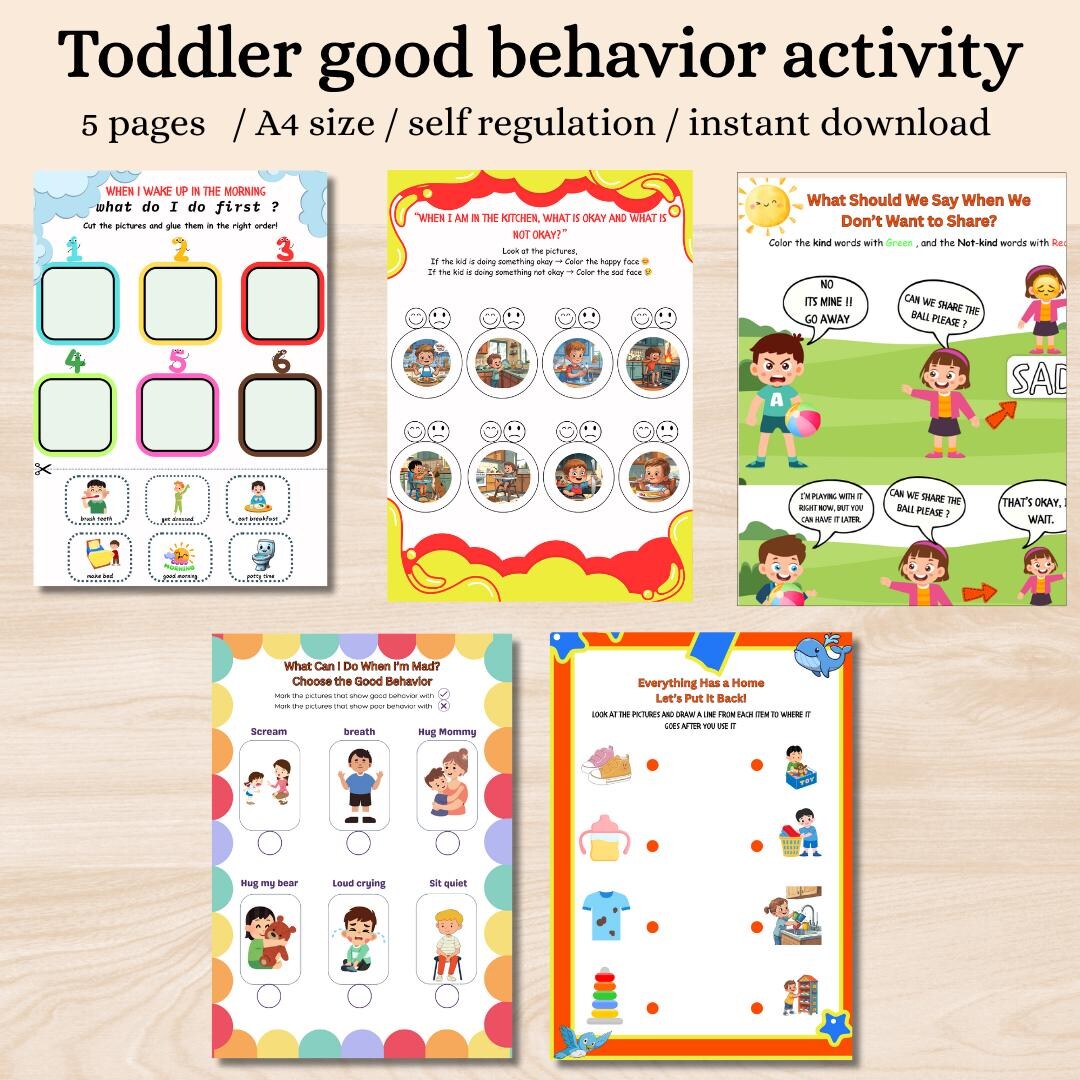 Personalised Regulation Routine Self Regulation , Daily Routine ,printable Toddler Activities,behavior ...
