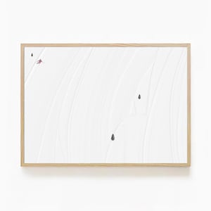 Skiing Mountain Winter Art Print: Minimalist Alpine Poster (Digital Download)