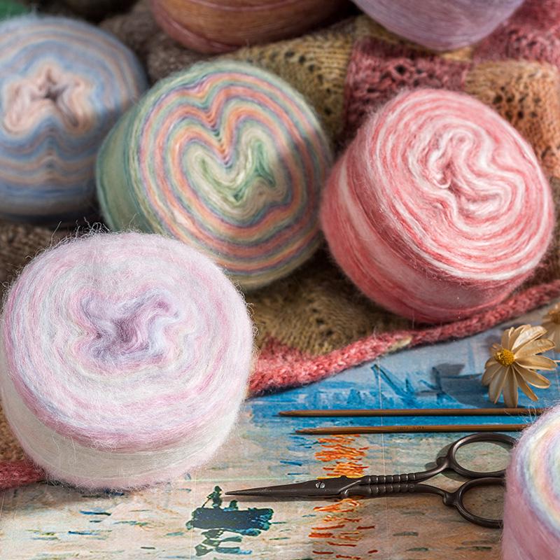 thumbnail image 2 of New Caron Latte Cakes Yarn OG Rose Scented 2 of 13